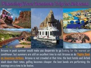 Planning Your Summer Trip to Arizona