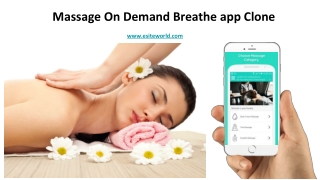 Massage On Demand Breathe app Clone