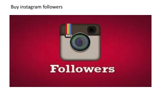 Buy Instagram followers for getting the success on the social media