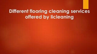 Quick & Easy Methods To Flooring Cleaning