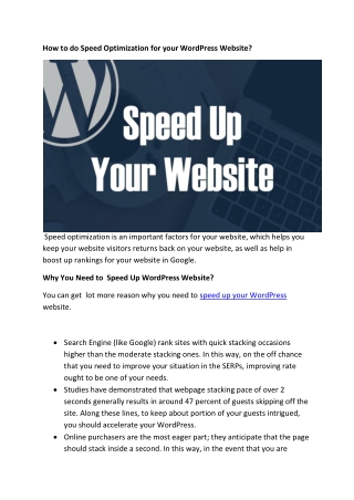 Call 1-800-514-2544 to do Speed Optimization for your WordPress Website?