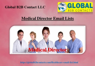 Medical Director Email Lists