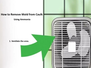 How to Remove Mold from Caulk Using Ammonia