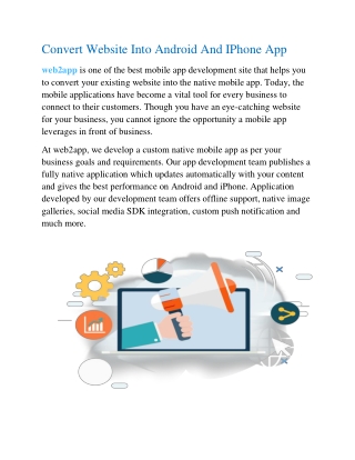 convert website into android and iphone app