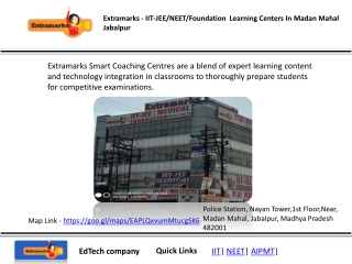 IIT-JEE/NEET/Foundation Learning Centers In Madan Mahal Jabalpur