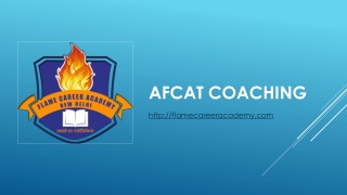 AFCAT coaching