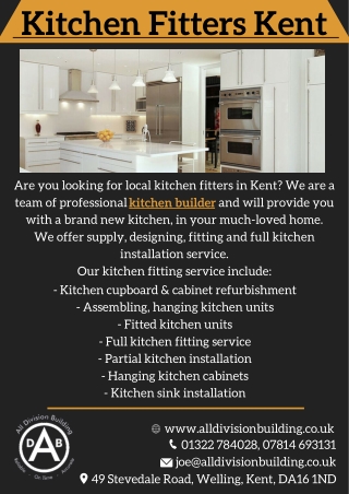 Kitchen Fitters Kent