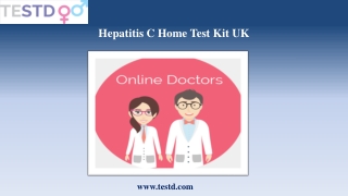 Hepatitis C Home Test Kit UK