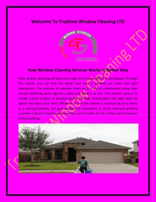 Window Cleaning Service Houston, Window Cleaning Brand Houston