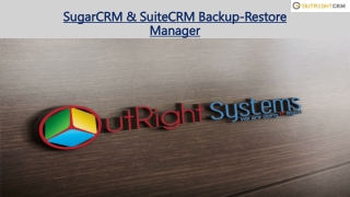 SuiteCRM Backup and Restore (Automatic), SugarCRM Backup & Restore
