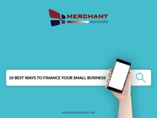 10 best ways to finance your small business