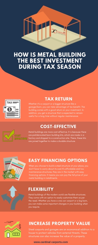 How Is Metal Building The Best investment During Tax Season