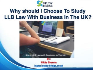 LLB Law With Business