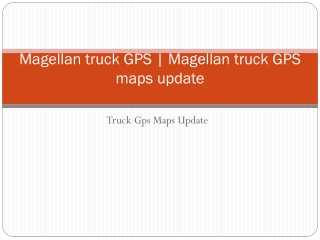 Magellan truck GPS | Magellan truck GPS maps update