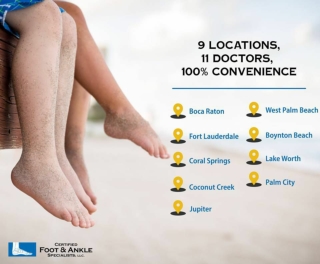 Certified Foot 9 Locations 11 Doctors 100% Convenience