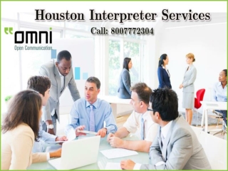 Best and Accurate Interpreter Services in Houston