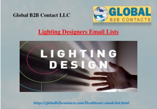 Lighting Designers Email Lists