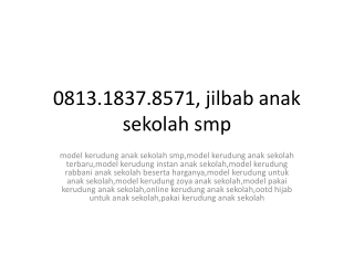 0813.1837.8571, jilbab rabbani anak sekolah smp dan harganya