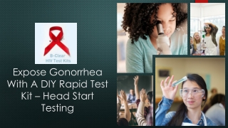 Expose Gonorrhea with a DIY Rapid Test Kit