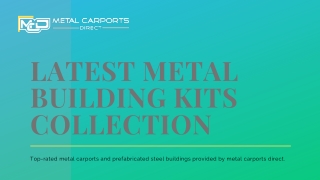 Latest Metal Building Kits Collection | Metal Carports Direct