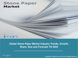 Stone Paper Market Share, Size, Trends, Forecast and Analysis of Key players 2024