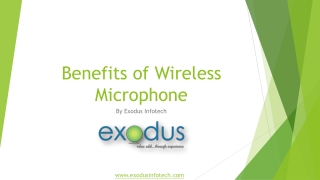 Benefits of Sennheiser Speechline digital wireless Microphone