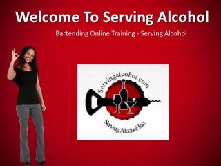 Bartending Online Training - Serving Alcohol