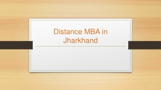 Distance MBA in Jharkhand - MIT School of Distance Education