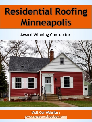 Residential Roofing Minneapolis