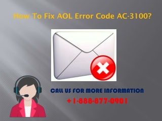 How To Fix AOL Error Code AC-3100