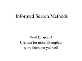 Informed Search Methods