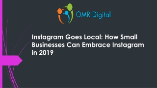 How Small Businesses Can Embrace Instagram in 2019