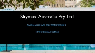 Skymax is providing one of the best Motorised Opening Roofs in Australia