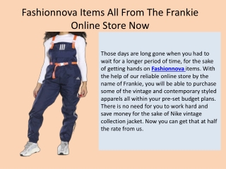 Fashionnova Items All From The Frankie Online Store Now