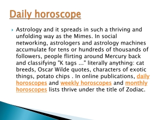 Horoscope|Daily horoscope|Today Horoscope