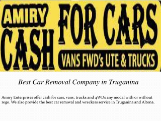 Best Car Removal Company in Truganina