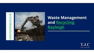 Waste Management and Recyling Rayleigh