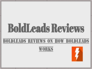Boldleads Reviews On How Boldleads Works