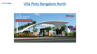 Villa Plots Bangalore North