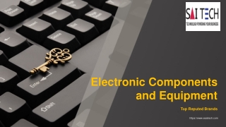 Electronic Components and Equipment