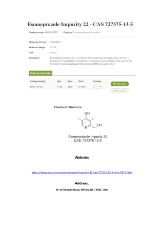 Esomeprazole Impurity 22