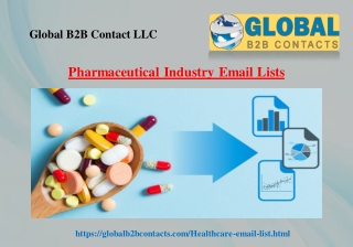 Pharmaceutical Industry Email Lists