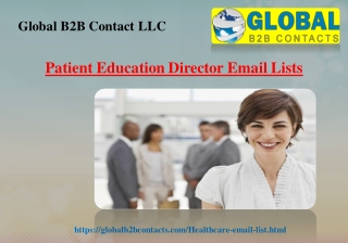 Patient Education Director Email Lists