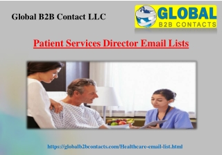 Patient Services Director Email Lists