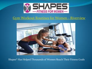 Gym Workout Routines for Women in Riverview