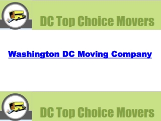 Washington dc moving companies