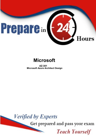 The Quickest & Easiest Way to Pass 2019 Microsoft AZ-301 Exam through Microsoft AZ-301 Dumps