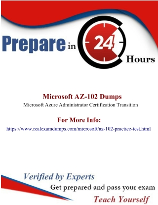 Download AZ-102 Dumps–Microsoft AZ-102 Real Exam Questions RealExamDumps