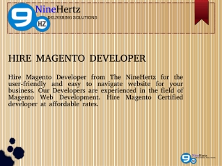 Hire Magento Certified Developer