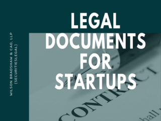 Legal Documents For Startups